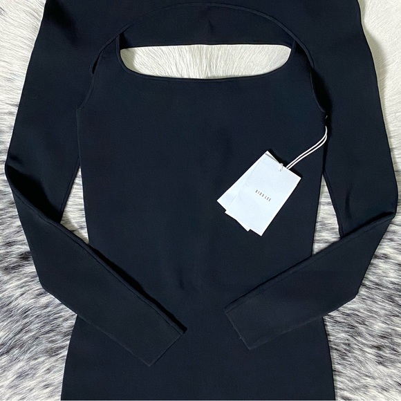 DION LEE “STIRRUP” MINI DRESS, SZ US/2 XS BLACK NWT! - Picture 7 of 16